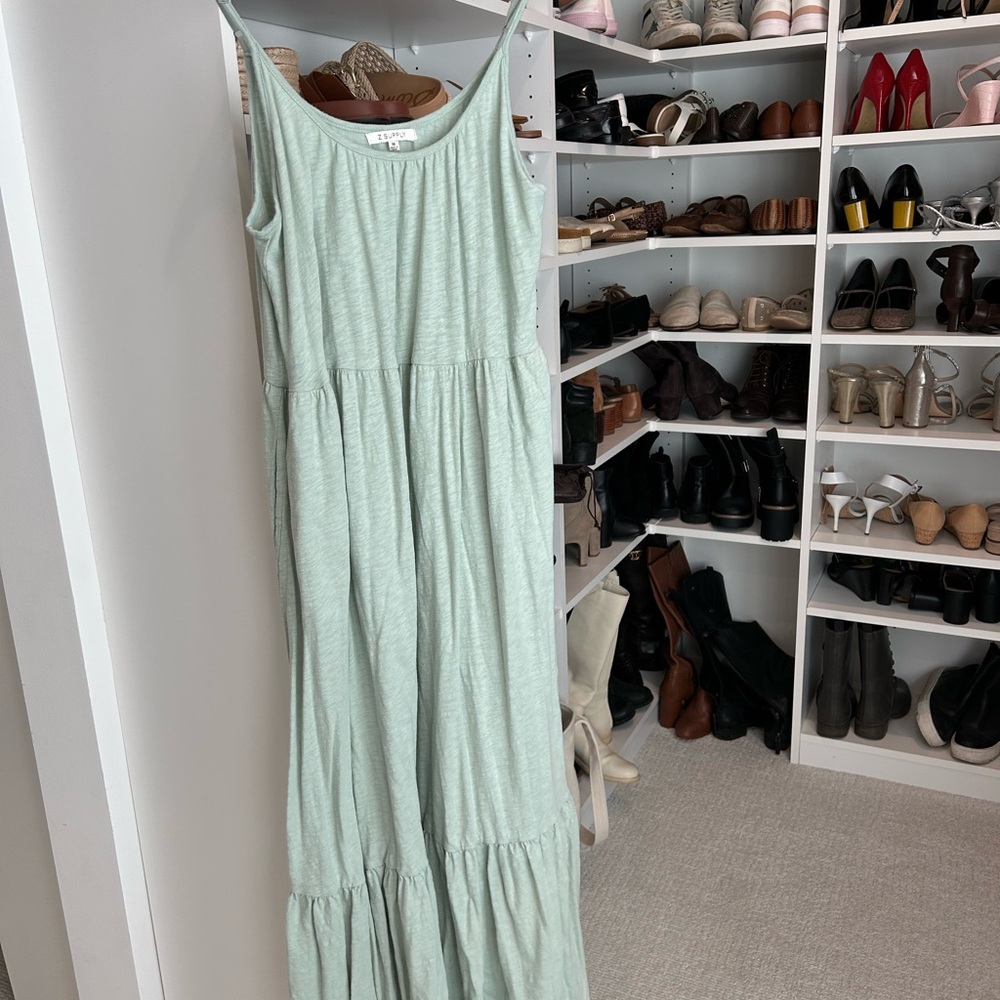 Elegant Mint Green Maxi Dress